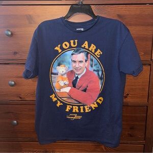 Mister Rogers Graphic T-Shirt - Navy Blue